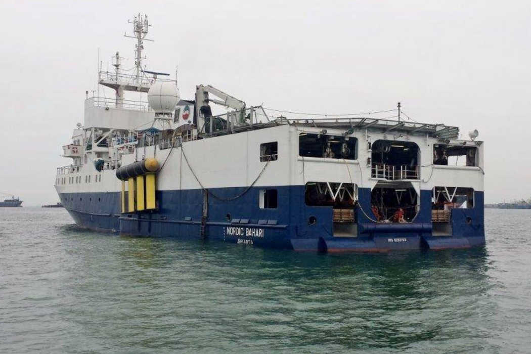 Seimic shoot offshore Papua